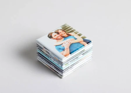 6 Custom Photo Magnets 2x2"