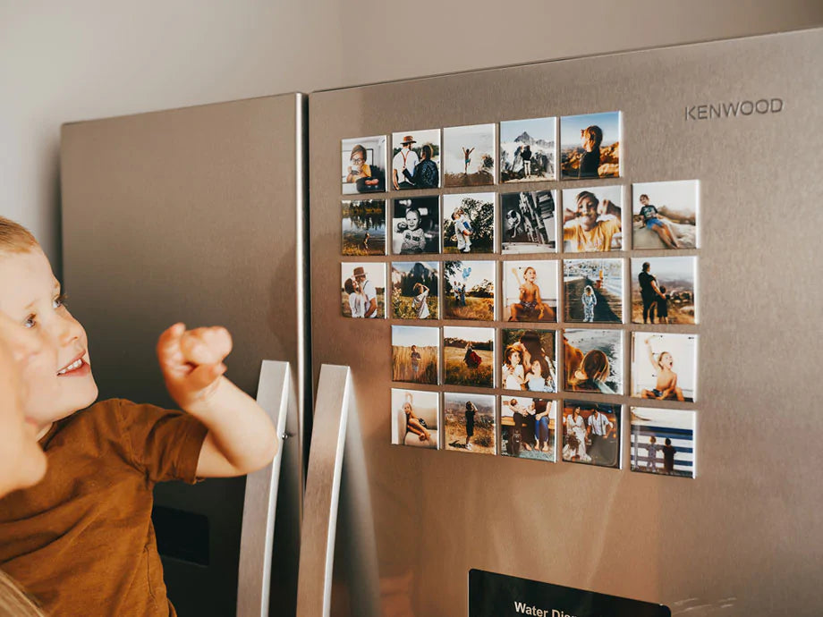 6 Custom Photo Magnets 2x2"